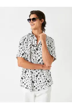 پیراهن مردانه کوتون ۲SAM60362HW-Beyaz