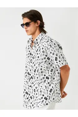 پیراهن مردانه کوتون ۲SAM60362HW-Beyaz