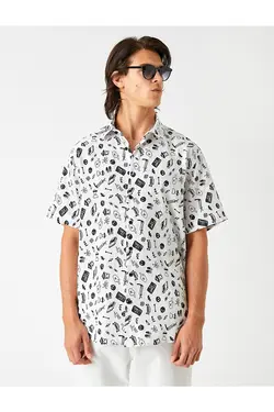 پیراهن مردانه کوتون ۲SAM60362HW-Beyaz