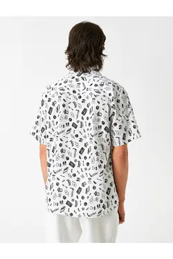 پیراهن مردانه کوتون ۲SAM60362HW-Beyaz