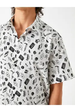 پیراهن مردانه کوتون ۲SAM60362HW-Beyaz