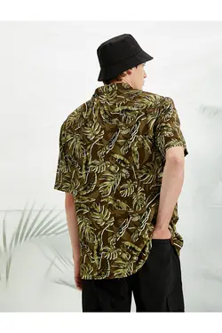 پیراهن مردانه کوتون ۲SAM60343HW-Kahverengi