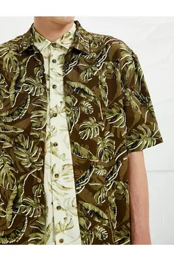 پیراهن مردانه کوتون ۲SAM60343HW-Kahverengi