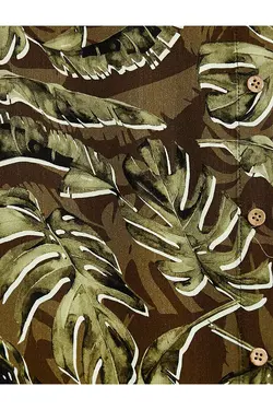 پیراهن مردانه کوتون ۲SAM60343HW-Kahverengi