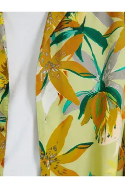 پیراهن مردانه کوتون ۲SAM60338HW-زرد