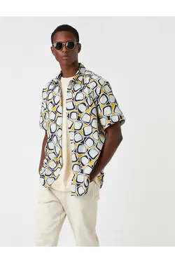 پیراهن مردانه کوتون ۲SAM60402HW-زرد