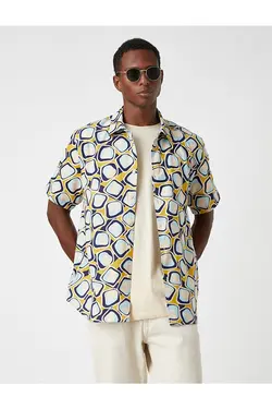 پیراهن مردانه کوتون ۲SAM60402HW-زرد