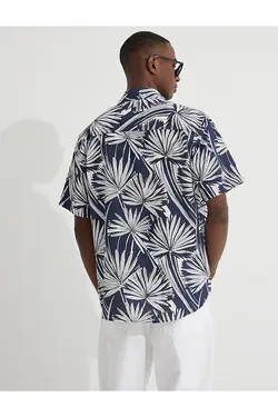 پیراهن مردانه کوتون ۲SAM60357HW-سرمه ای