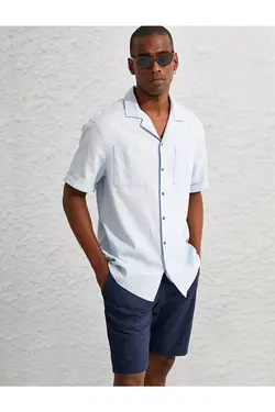 پیراهن مردانه کوتون ۲SAM60114HW-Mavi