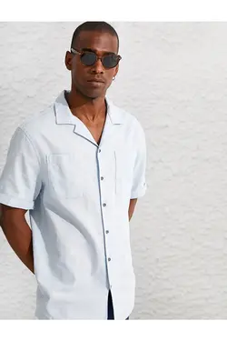 پیراهن مردانه کوتون ۲SAM60114HW-Mavi