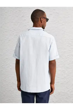 پیراهن مردانه کوتون ۲SAM60114HW-Mavi