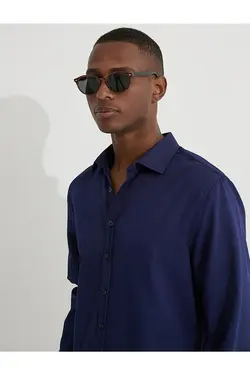 پیراهن مردانه کوتون TYC00468741264-سرمه ای