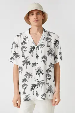 پیراهن مردانه کوتون ۲SAM60140HW-Beyaz