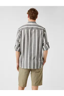 پیراهن مردانه کوتون ۲SAM60215HW-Haki
