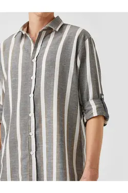 پیراهن مردانه کوتون ۲SAM60215HW-Haki