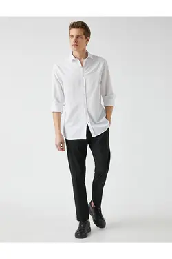 پیراهن مردانه کوتون ۲SAM60118HW-Beyaz