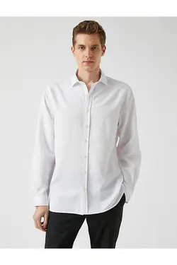 پیراهن مردانه کوتون ۲SAM60118HW-Beyaz
