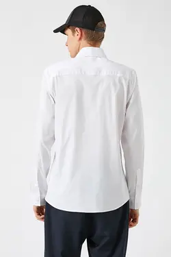 پیراهن آستین بلند مردانه کوتون ۲SAM60308HW-Beyaz