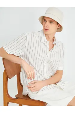 پیراهن مردانه کوتون ۲SAM60144HW-Bej