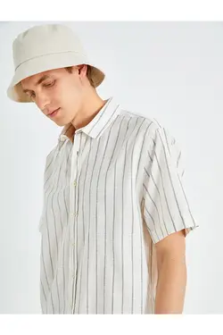 پیراهن مردانه کوتون ۲SAM60144HW-Bej