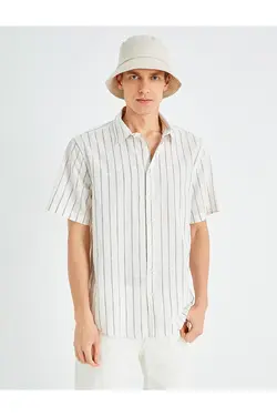 پیراهن مردانه کوتون ۲SAM60144HW-Bej