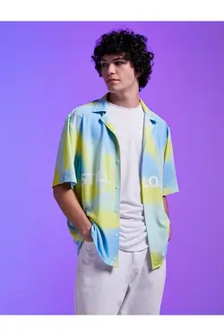 پیراهن مردانه کوتون ۲SAM60383HW-Mavi