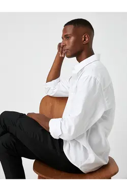 پیراهن مردانه کوتون TYC00535946451-Beyaz