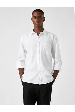 پیراهن مردانه کوتون TYC00535946451-Beyaz