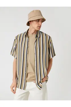 پیراهن مردانه کوتون ۲SAM60227HW-Yeşil