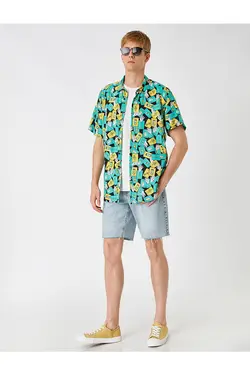پیراهن مردانه کوتون ۲SAM60368HW-Yeşil