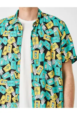 پیراهن مردانه کوتون ۲SAM60368HW-Yeşil