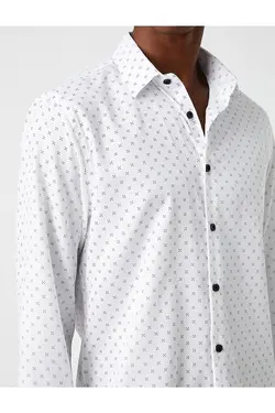 پیراهن مردانه کوتون ۳WAM60157HW-Beyaz