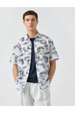 پیراهن مردانه کوتون ۲SAM60228HW-Beyaz