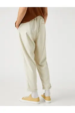 شلوار کتان|پارچه ای مردانه کوتون ۳WAM40083HW-Gri