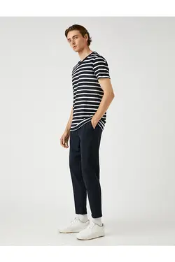 شلوار کتان|پارچه ای مردانه کوتون TYC00535956848-سرمه ای