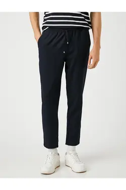 شلوار کتان|پارچه ای مردانه کوتون TYC00535956848-سرمه ای