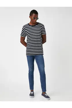 شلوار جین مردانه کوتون TYC00535910531-سرمه ای