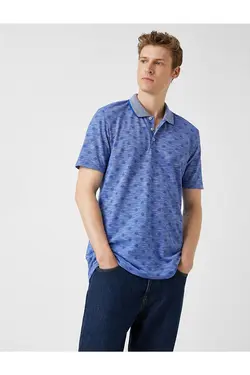 پولوشرت مردانه کوتون ۲SAM10377MK-Mavi