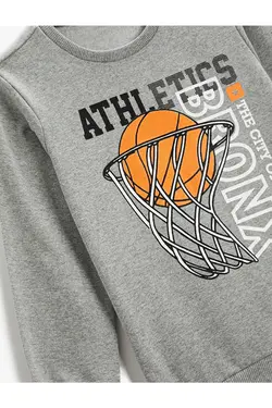 سویشرت پسرانه کوتون ۳WKB10160TK-Gri