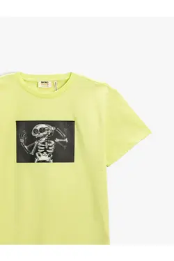 تی شرت پسرانه کوتون ۲SKB10099TK-Yeşil