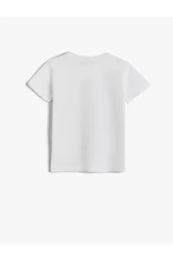 تی شرت پسرانه کوتون ۲SKB10311TK-Beyaz