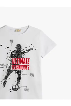 تی شرت پسرانه کوتون ۲SKB10311TK-Beyaz