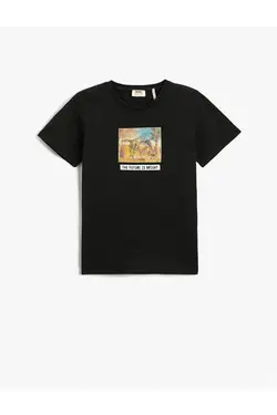 تی شرت پسرانه کوتون ۲SKB10048TK-Siyah