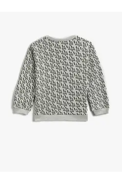 سویشرت پسرانه کوتون ۳WKB10128TK-Gri