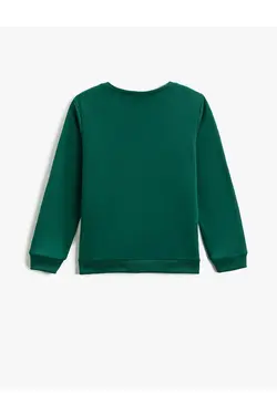 سویشرت پسرانه کوتون ۳WKB10263TK-Yeşil