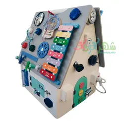 بیزی برد کودک طرح کلبه 1509