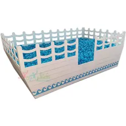 استخر توپ چوبی طرح کشتی