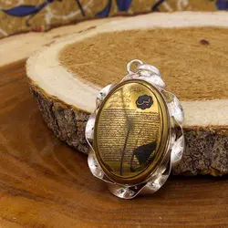 گردنبند حدید صینی نقره طرح پیچک 