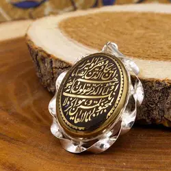 گردنبند حدید صینی نقره طرح پیچک 