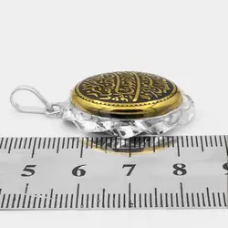 گردنبند حدید صینی نقره طرح پیچک 